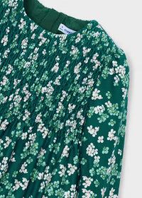 Vestito Stampato Ninfea Verde