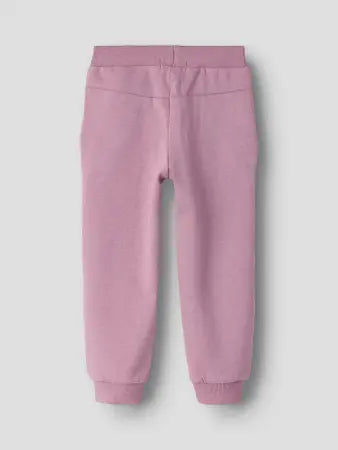 Pantaloni In Felpa Da Bambina Rosa Antico