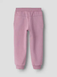 Pantaloni In Felpa Da Bambina Rosa Antico