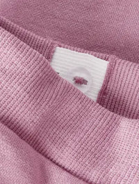 Pantaloni In Felpa Da Bambina Rosa Antico