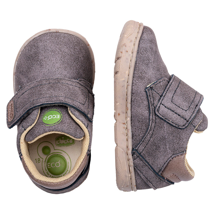 Scarpa Grigia Con Strap Eco+