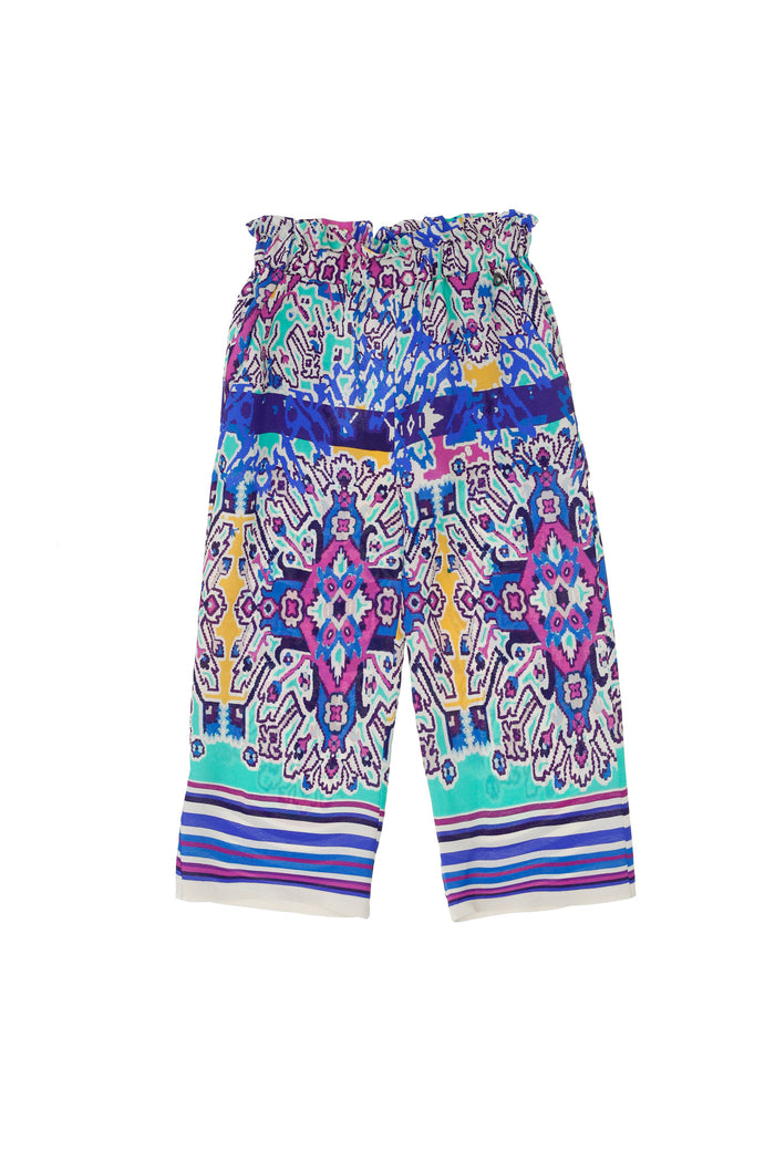 Panta Cropped Elasticato Fantasia