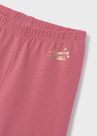 Set 2 Leggings Basici Grigi e Rosa