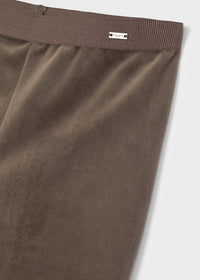 Leggings Velluto Basic Marrone