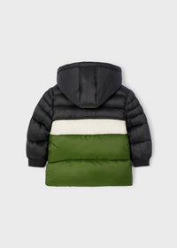 Giubbotto Imbottito Blocchi Verde