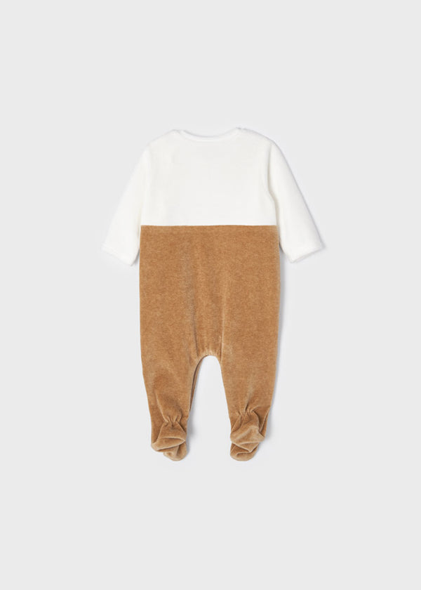 Tutina Combinato Con Cagnolino Marrone