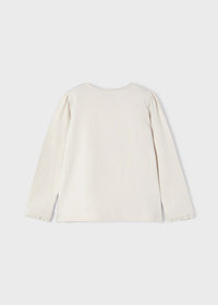 Shirt Manica Lunga Con Bimba Rosa