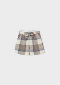 Bermuda Quadri Panna Grigio Beige