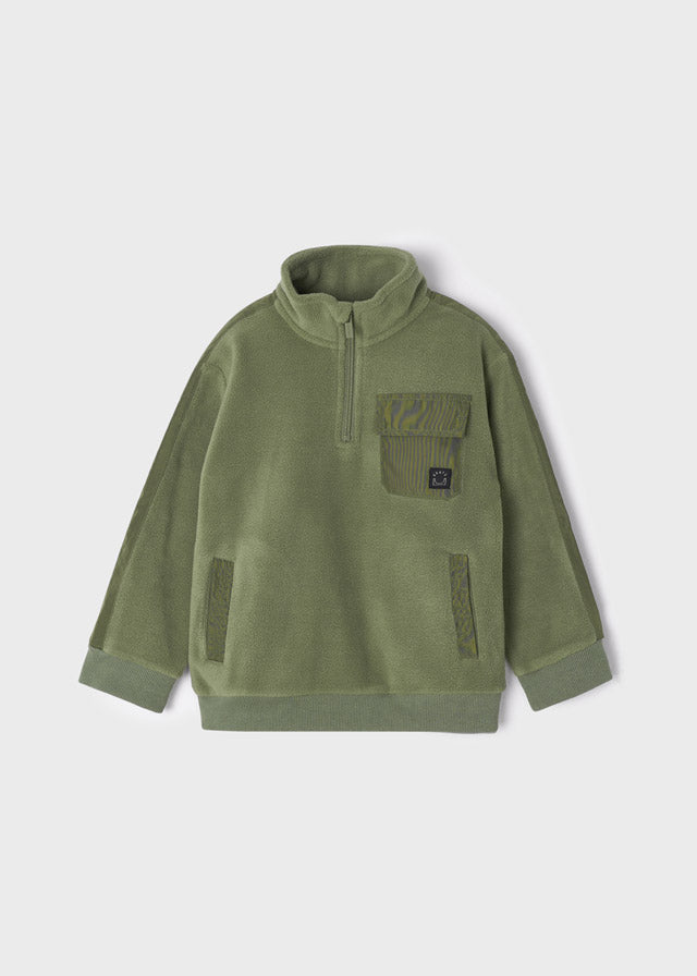 Pullover Combinato Verde