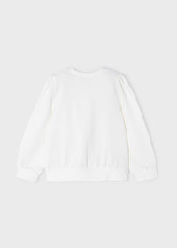 Pullover Bianco a Pois