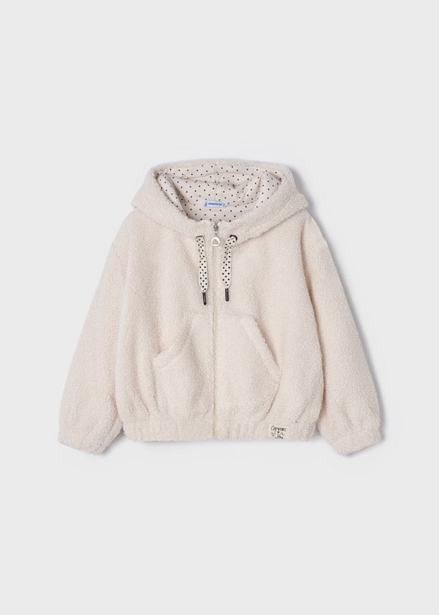 Felpa Pellicciotto Beige