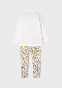 T-shirt + Leggins Beige