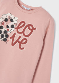 T-shirt + Leggins Rosa