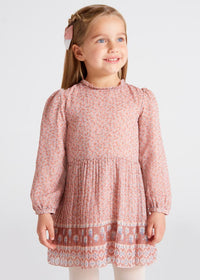 Vestito plissettato Rosa