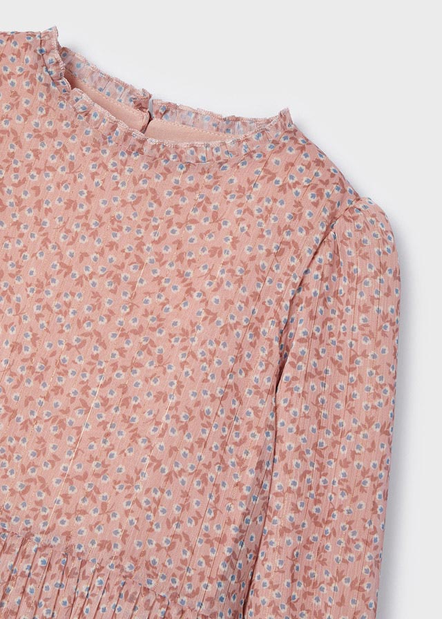 Vestito plissettato Rosa
