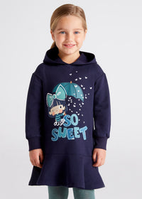 Vestito Felpa Blu