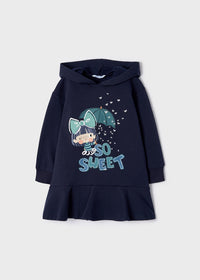 Vestito Felpa Blu