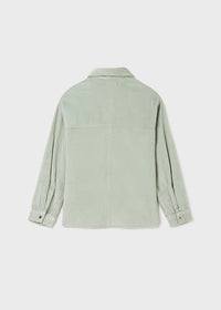 Overshirt Velluto a Costine Verde