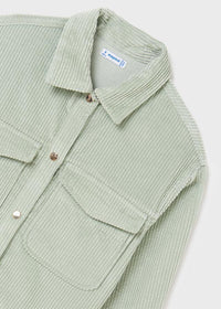 Overshirt Velluto a Costine Verde