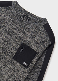 Maglione Contrasti Beige
