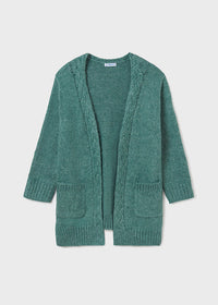 Cardigan Aperto Verde