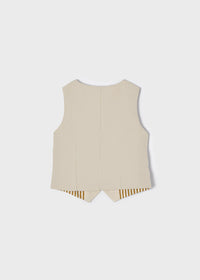 Gilet Lino Tailoring Beige