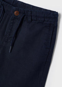 Pantalone Lino Twill Blu