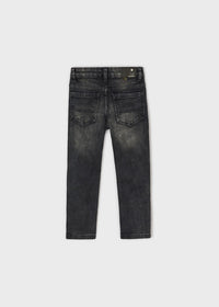 Pantalone Jeans Soft Denim Nero