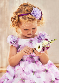 Vestito Organza Ottomano Lilla