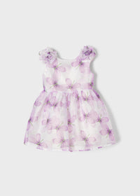 Vestito Organza Ottomano Lilla