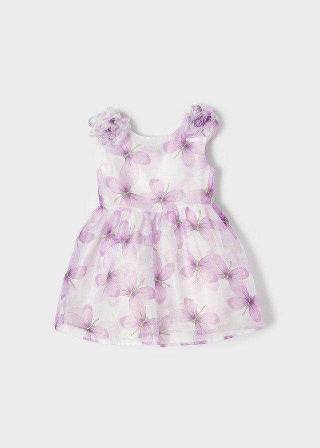 Vestito Organza Ottomano Lilla