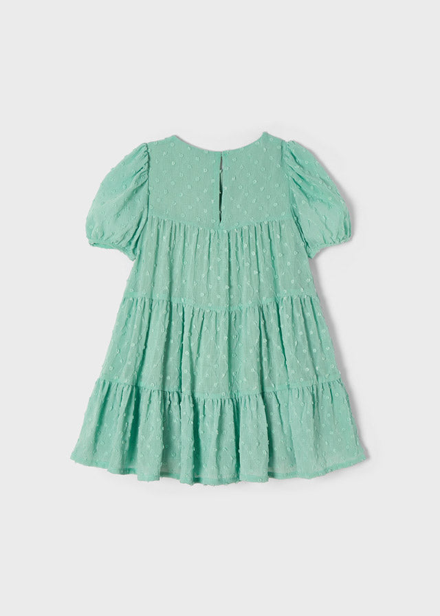 Vestito Chiffon Turchese Elegante