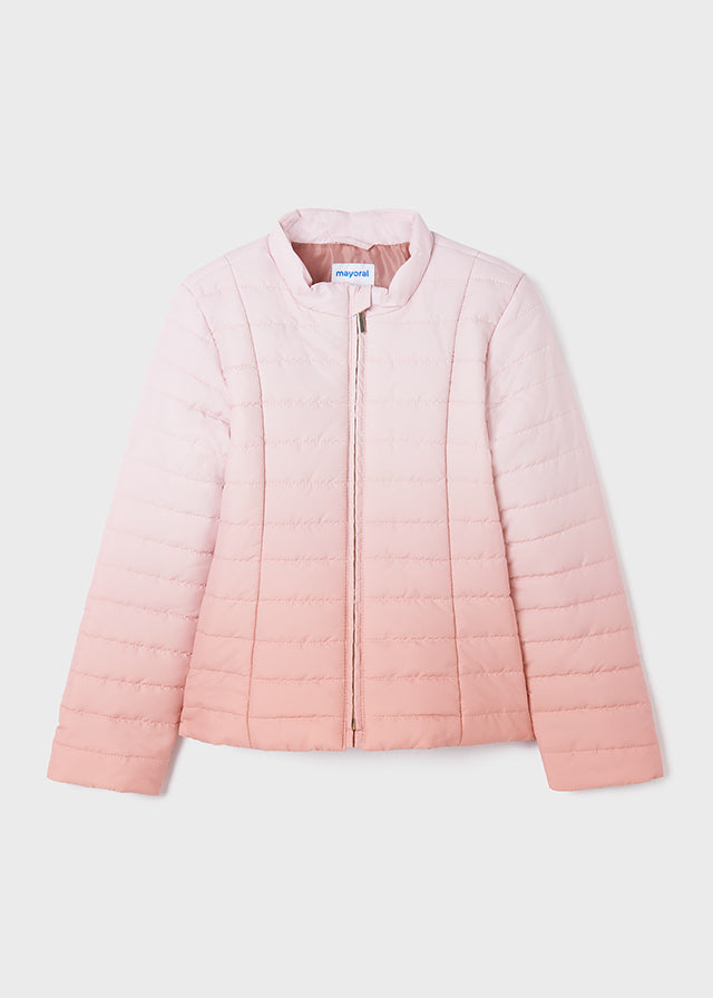 Giacca a Vento Bianco-Rosa Degrad