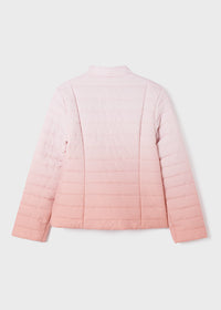 Giacca a Vento Bianco-Rosa Degrad