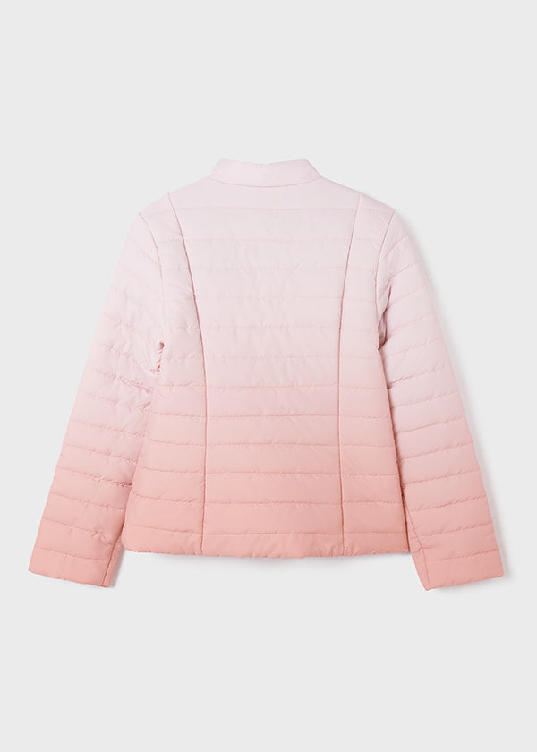 Giacca a Vento Bianco-Rosa Degrad