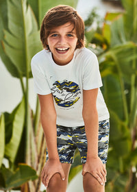 Costume Mimetico Corto Stampato