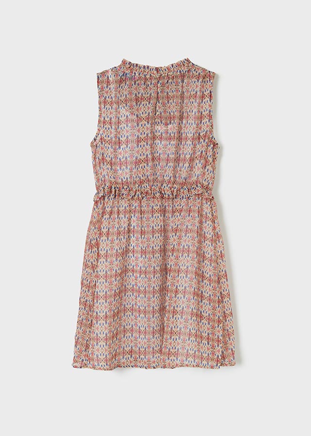 Vestito Stampa Rosa Batik