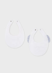 Set 2 Bavaglini Azzurro-Bianco