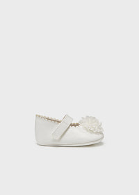Scarpe Culla Bianche Fiore