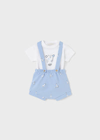 Compl.Pantalone Bretelle Light blue