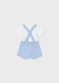 Compl.Pantalone Bretelle Light blue