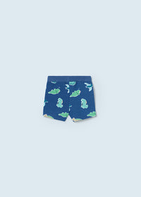 Pantalone Corto Felpa Stampa Oceano
