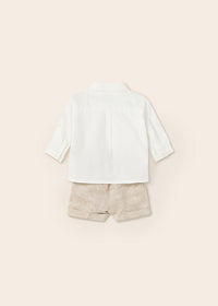 Compl. Pantalone Corto Gilet Lino