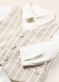 Compl. Pantalone Corto Gilet Lino