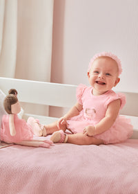 Body Tutu Con Fascetta Rosa Baby