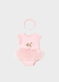 Body Tutu Con Fascetta Rosa Baby