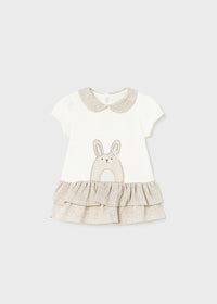 Vestito Punto Beige