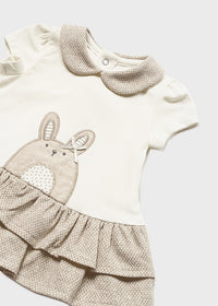 Vestito Punto Beige