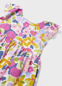 Vestito Stampato Fascia Multicolor