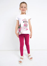 Compl.Leggings Ricami Hibiscus